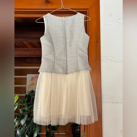 DRESS - Molly Bracken Pearl Trim Tweed & Tulle Dress (Small) - Picture 3 of 8